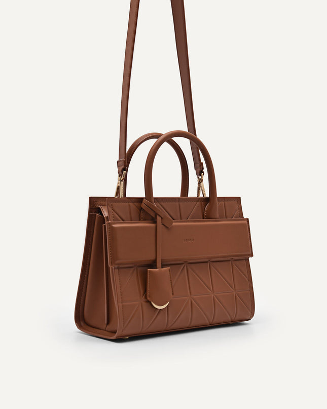 PEDRO Studio Bella Leather Handbag in Pixel