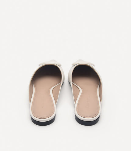 PEDRO Studio Kate Leather Mules - Chalk