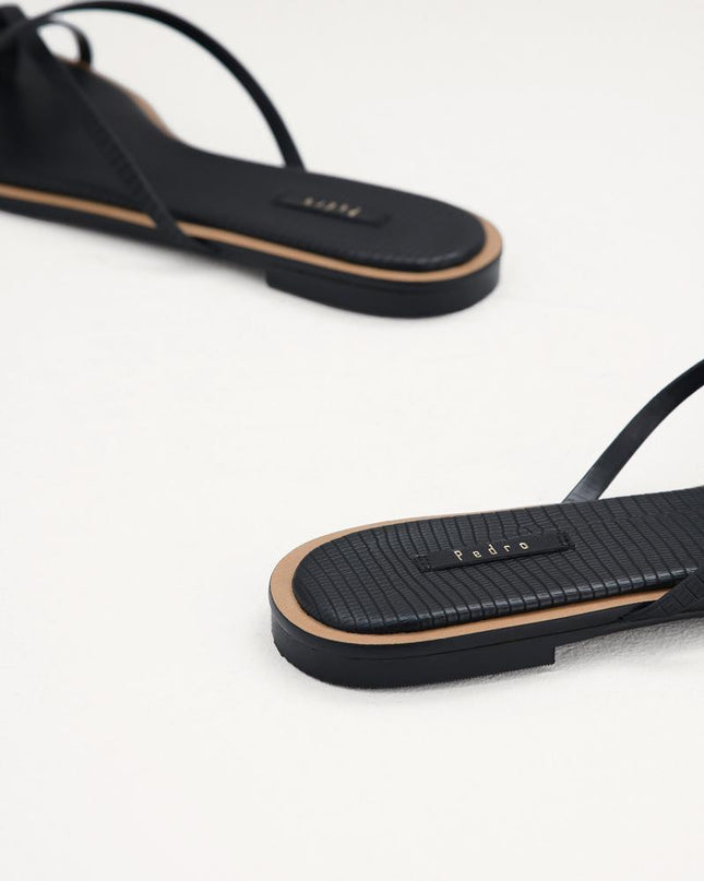 Lizard-Effect Sandals