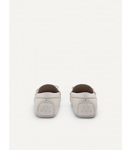 Yasmin Leather Bow Moccasins