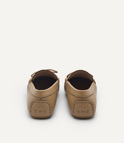 Yasmin Leather Bow Moccasins