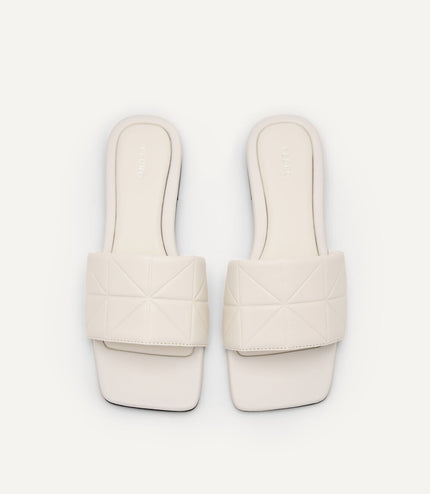 Bianca Pixel Sandals - Chalk