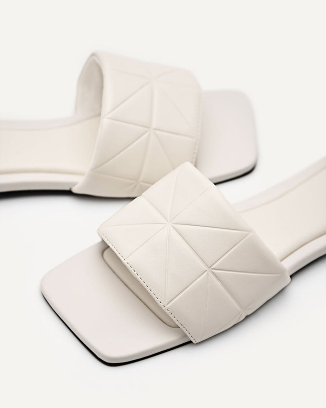 Bianca Pixel Sandals - Chalk