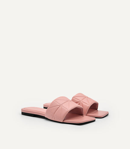 Bianca Pixel Sandals - Blush