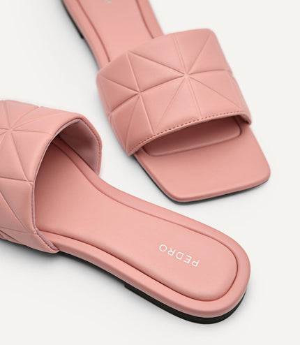 Bianca Pixel Sandals - Blush