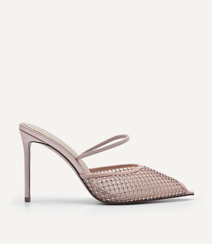 Megan Mesh Slingback Pumps