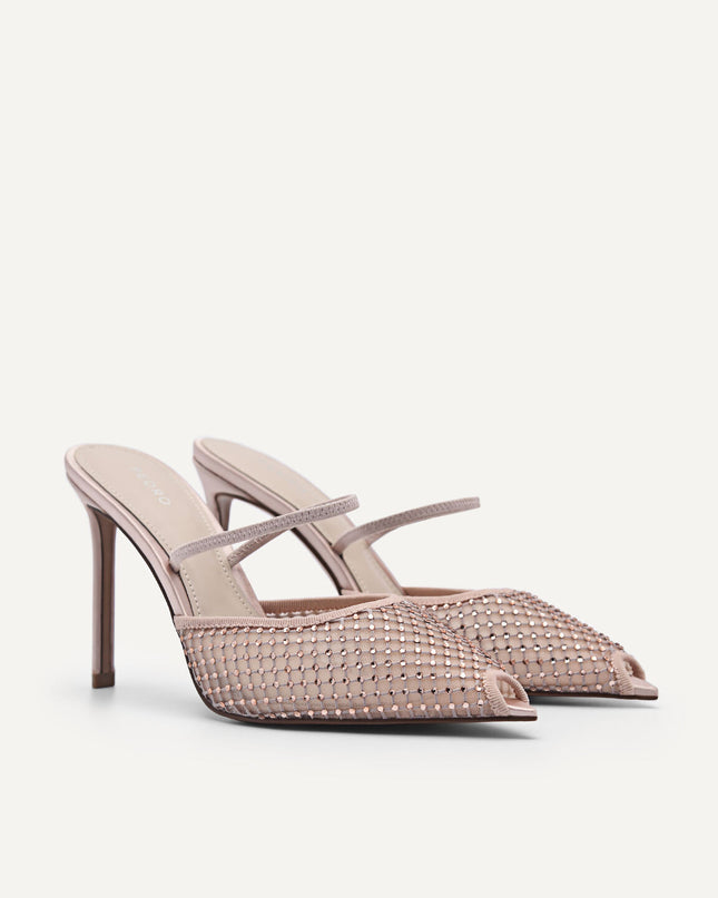 Megan Mesh Slingback Pumps