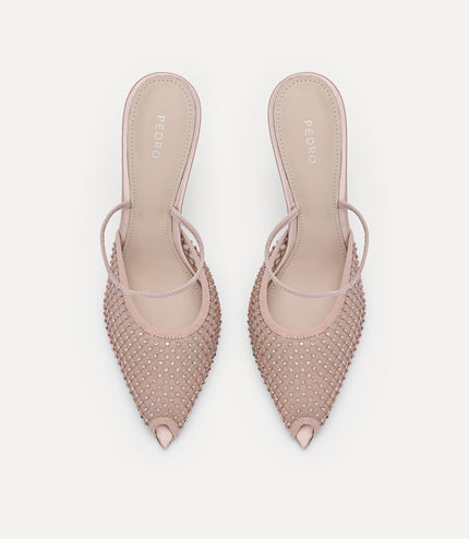 Megan Mesh Slingback Pumps