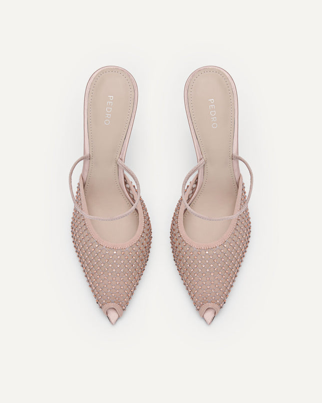 Megan Mesh Slingback Pumps