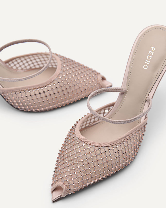 Megan Mesh Slingback Pumps