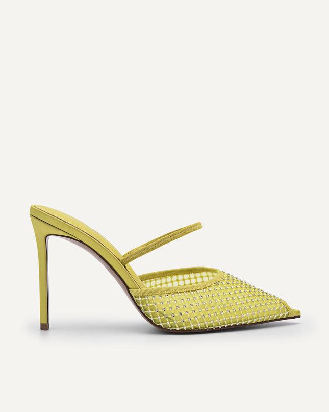 Megan Mesh Slingback Pumps