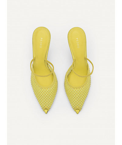 Megan Mesh Slingback Pumps