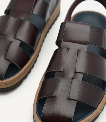 George Caged Sandals