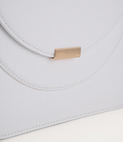 Mini Lizard-effect Top Handle Bag