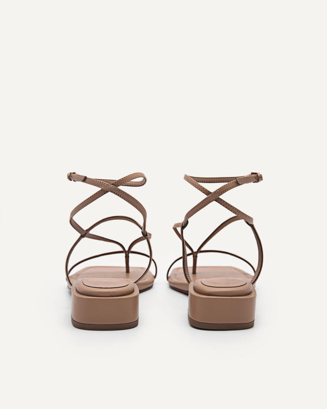 Jatte Strappy Sandals - Nude