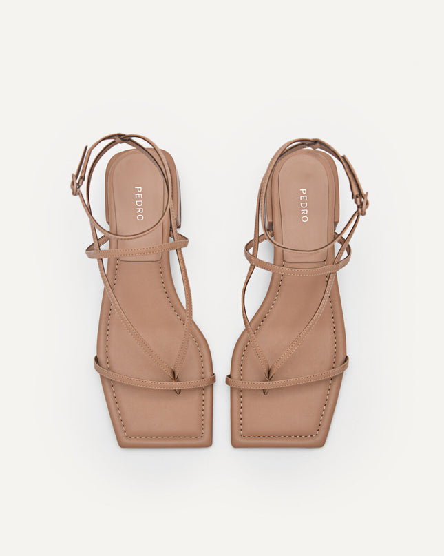 Jatte Strappy Sandals - Nude