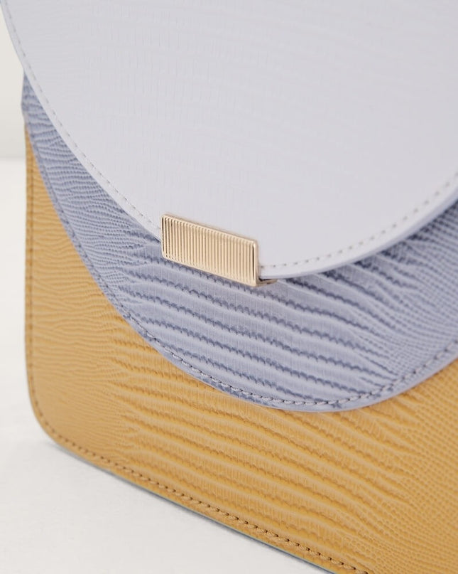 Mini Lizard-effect Top Handle Bag