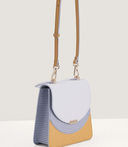 Mini Lizard-effect Top Handle Bag