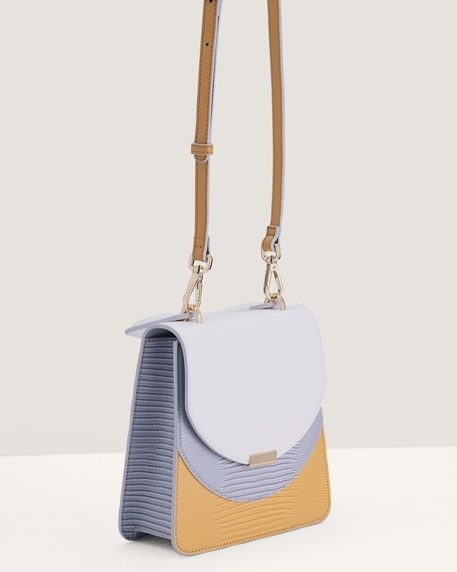 Mini Lizard-effect Top Handle Bag