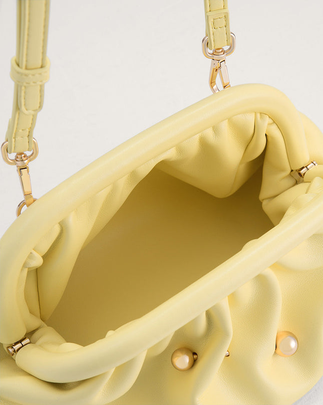 Ruched Clutch