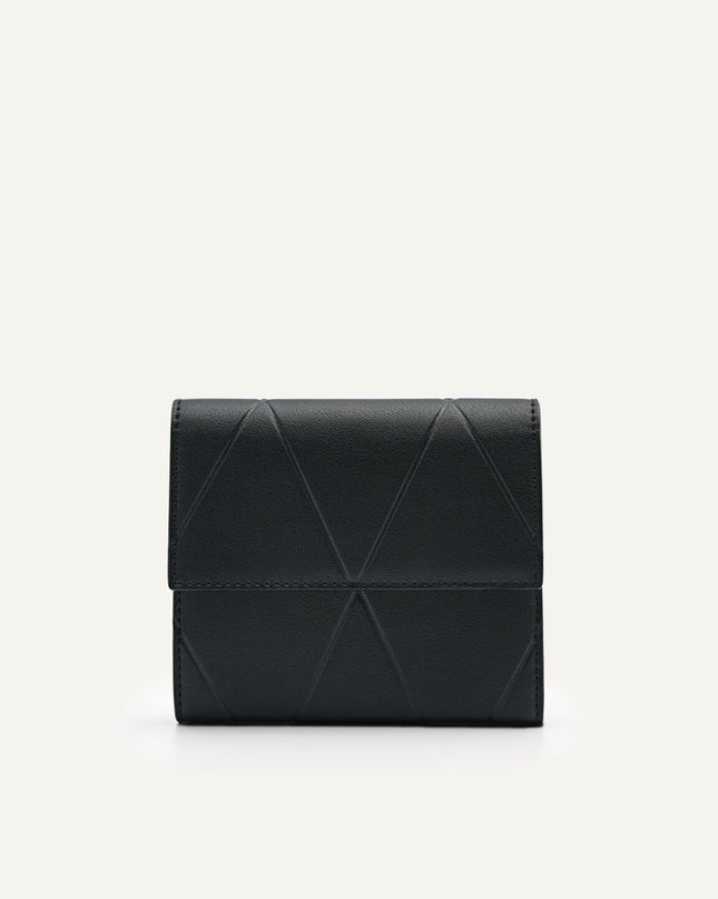 Leather Tri-Fold Wallet in Pixel