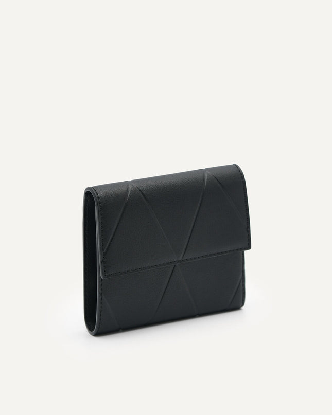 Leather Tri-Fold Wallet in Pixel
