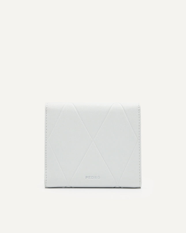 Leather Tri-Fold Wallet in Pixel