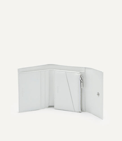 Leather Tri-Fold Wallet in Pixel