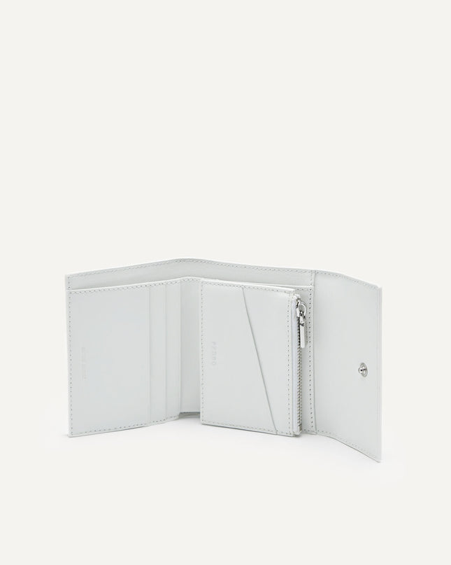 Leather Tri-Fold Wallet in Pixel
