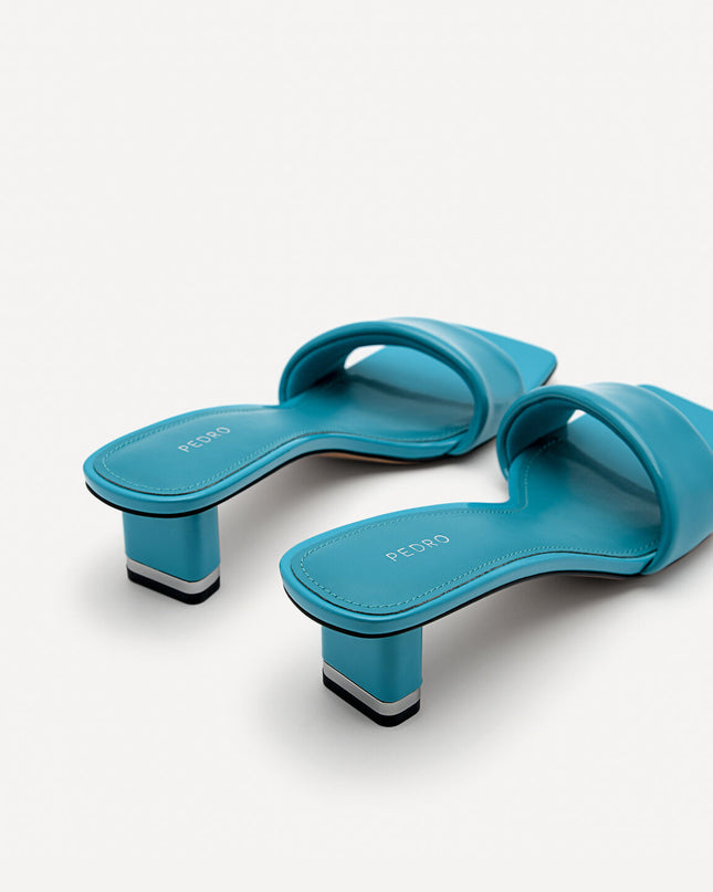 Porto Heel Sandals - Turquoise