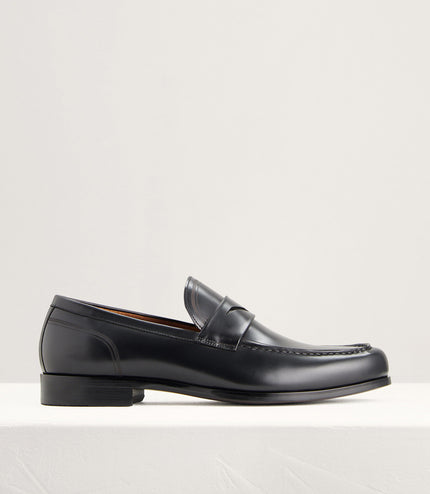 Round Toe Penny Loafers