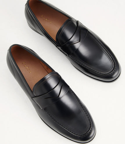 Round Toe Penny Loafers