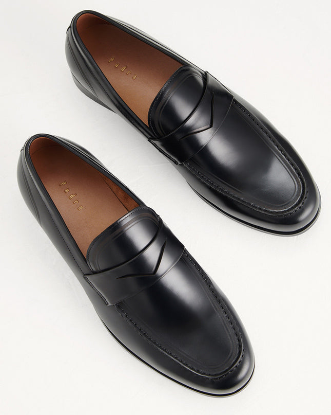 Round Toe Penny Loafers