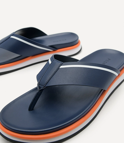 Tri-Tone Thong Sandals