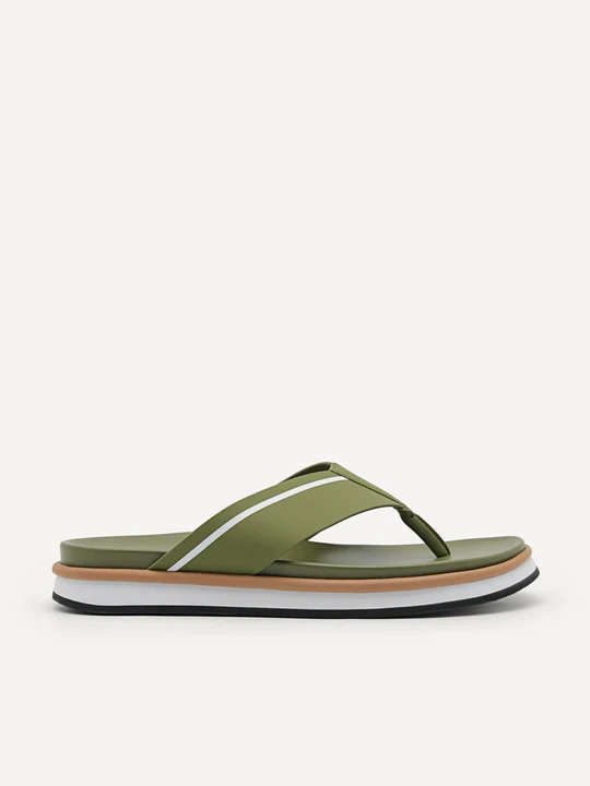 Tri-Tone Thong Sandals