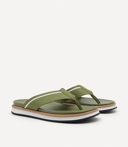Tri-Tone Thong Sandals
