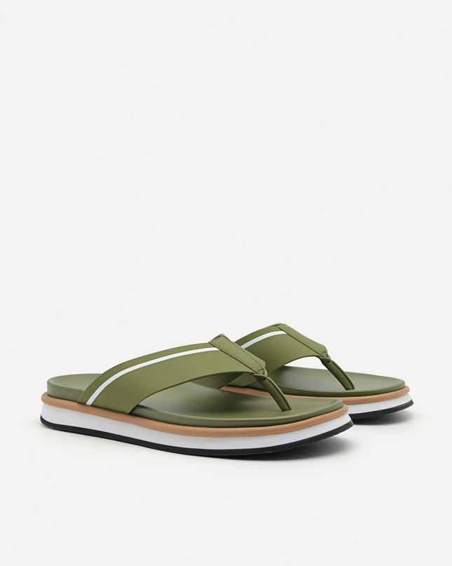 Tri-Tone Thong Sandals
