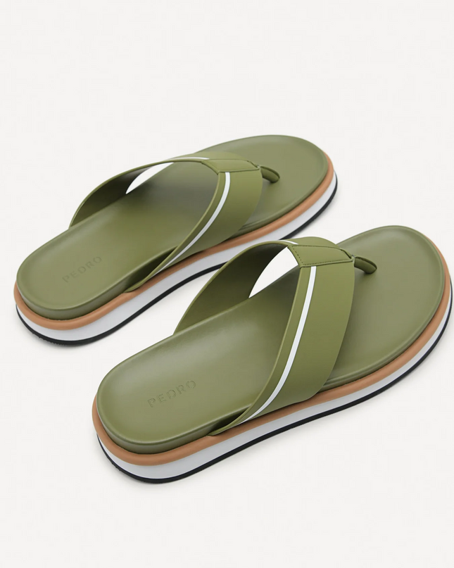 Tri-Tone Thong Sandals