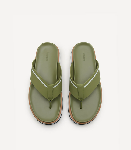 Tri-Tone Thong Sandals