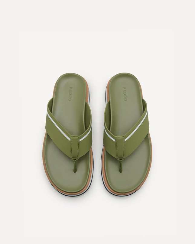 Tri-Tone Thong Sandals