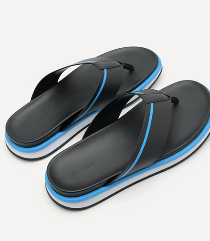 Tri-Tone Thong Sandals