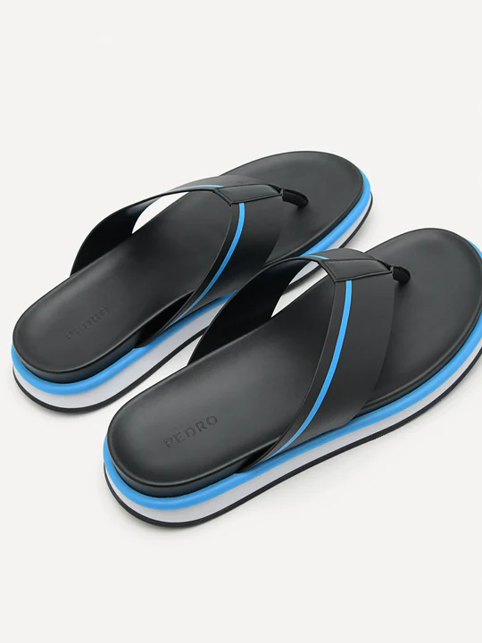Tri-Tone Thong Sandals