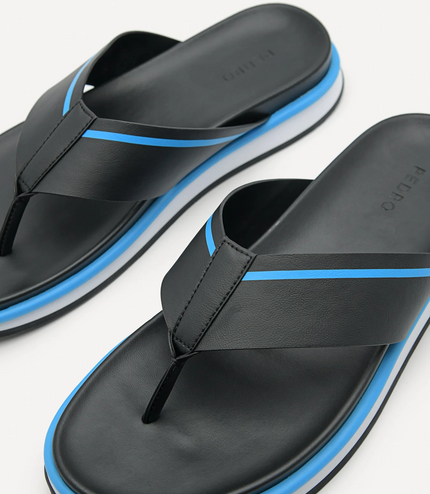 Tri-Tone Thong Sandals