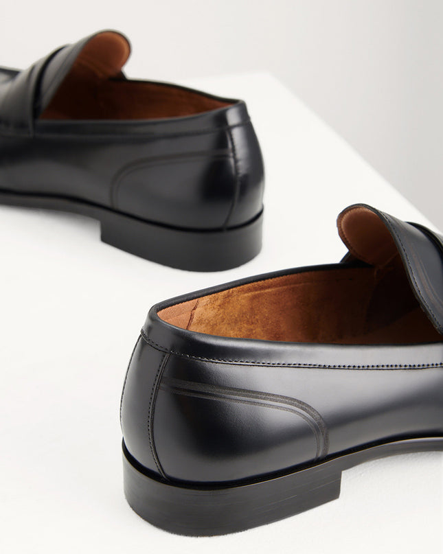 Round Toe Penny Loafers