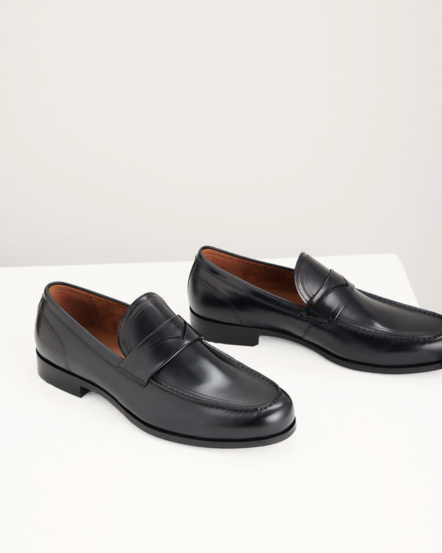 Round Toe Penny Loafers