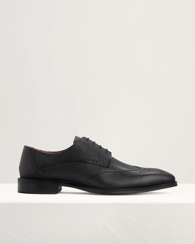 Brogue Leather Derby Shoes