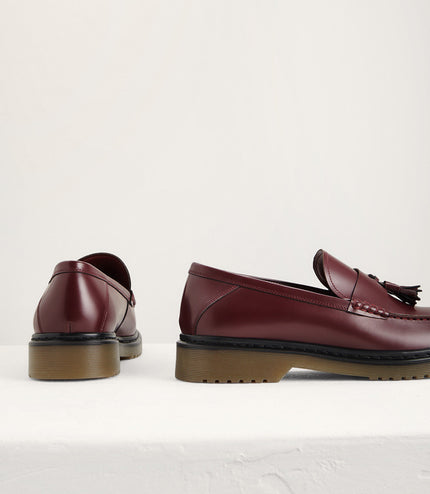 Leather Tasselled Loafers