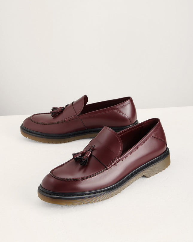 Leather Tasselled Loafers