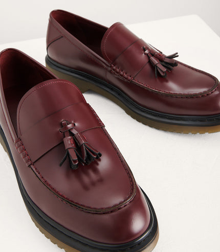 Leather Tasselled Loafers
