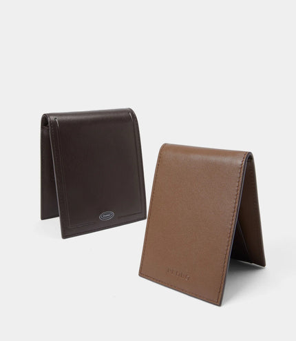 Leather Bi-Fold Wallet with Insert